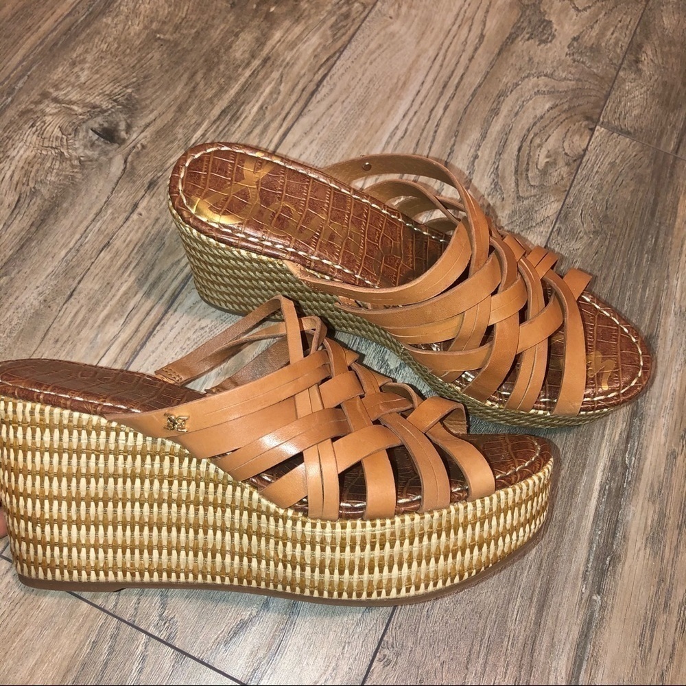 NWOB Sam Edelman Devon Wedge Slide Sandals - Picture 7 of 11